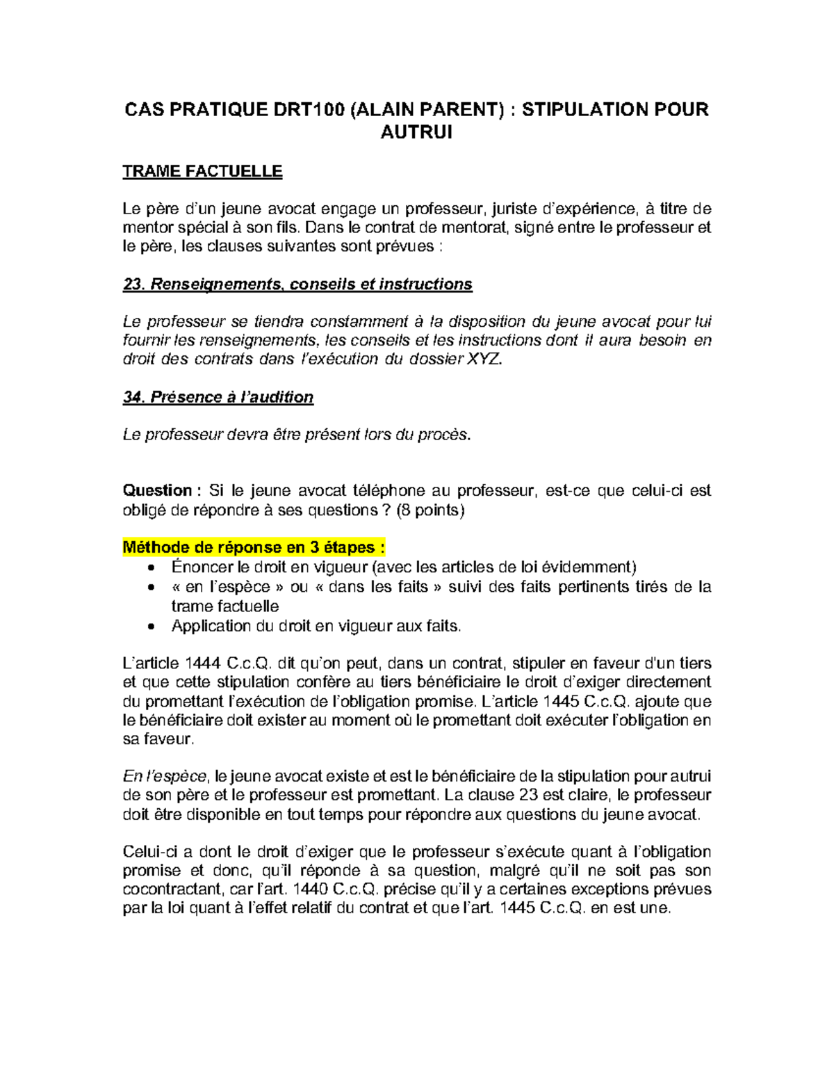 Quand Une Stipulation Pour Autrui Est-Elle Valable – YXYKU