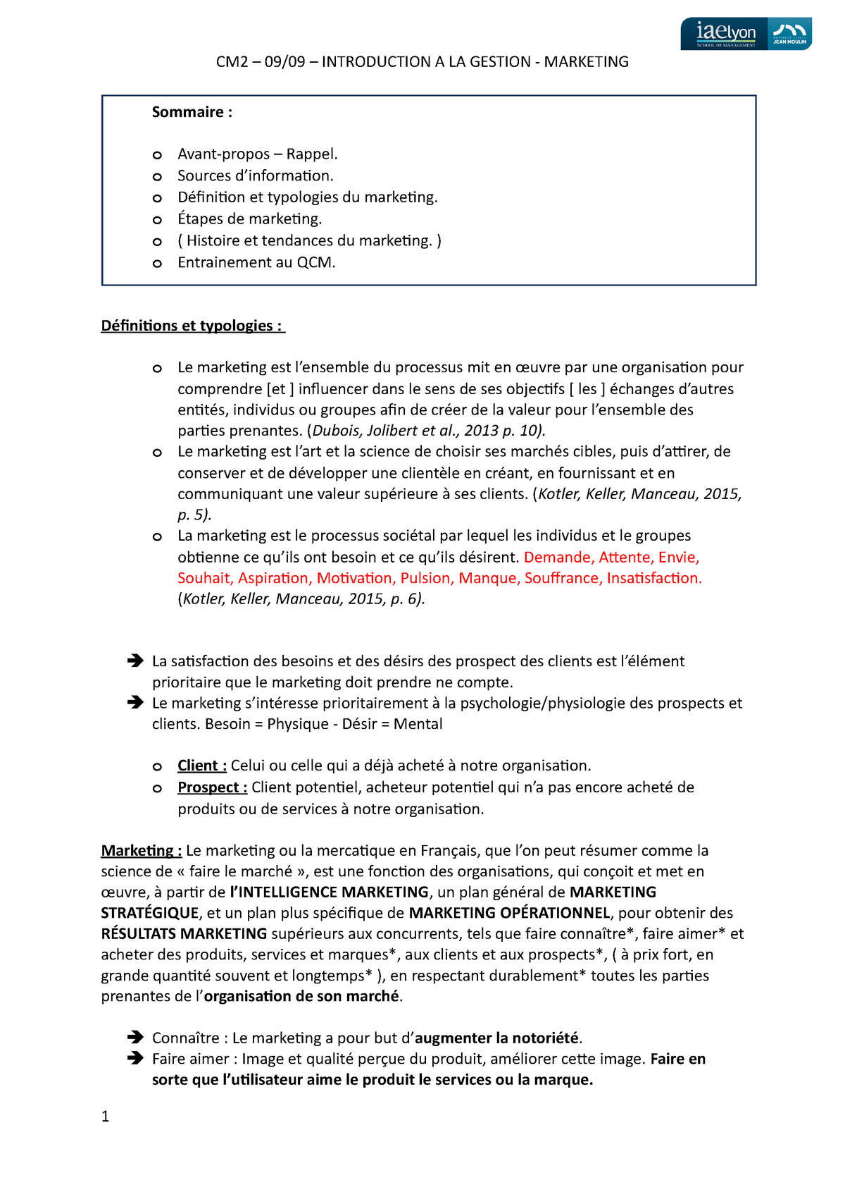 gestion marketing dissertation