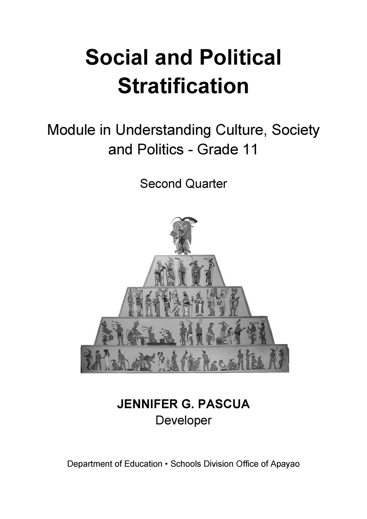 UCSP11 Q2 W6 Social And Political Stratification Pascua V2 - Social And ...