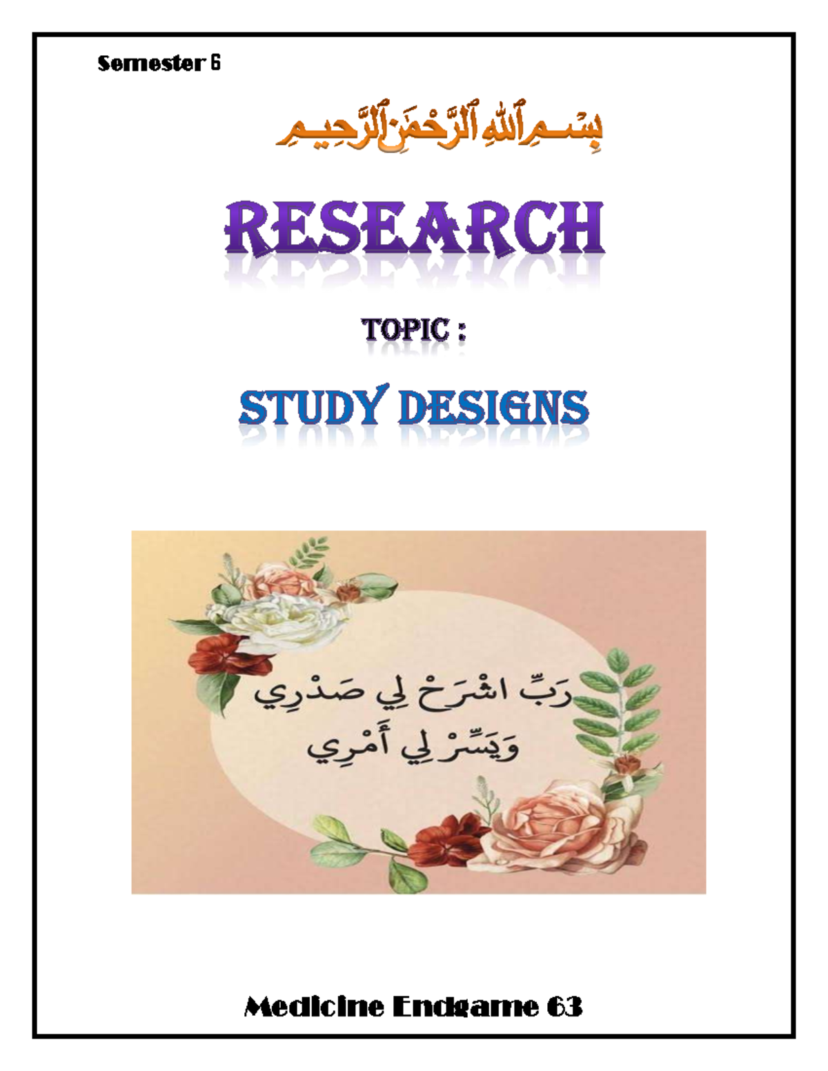 Study Designs - Pathology - ..... is a specific plan or protocol for ...