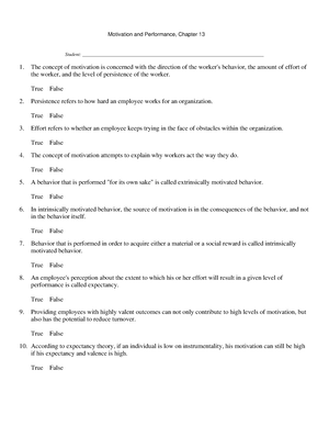 Chapter 14 Test Bank - Ch Student: - Studocu