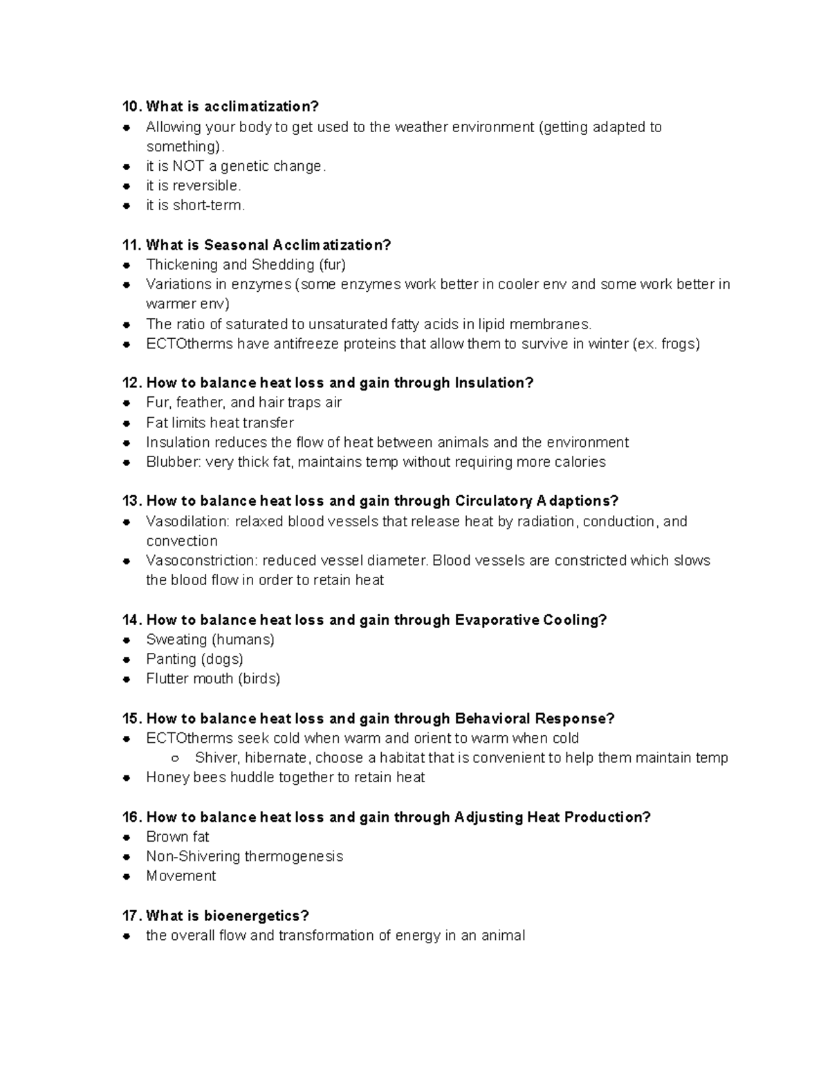 General Biology 2 Chapter 40 Homeostasis Studyguide Part 2 - What Is 