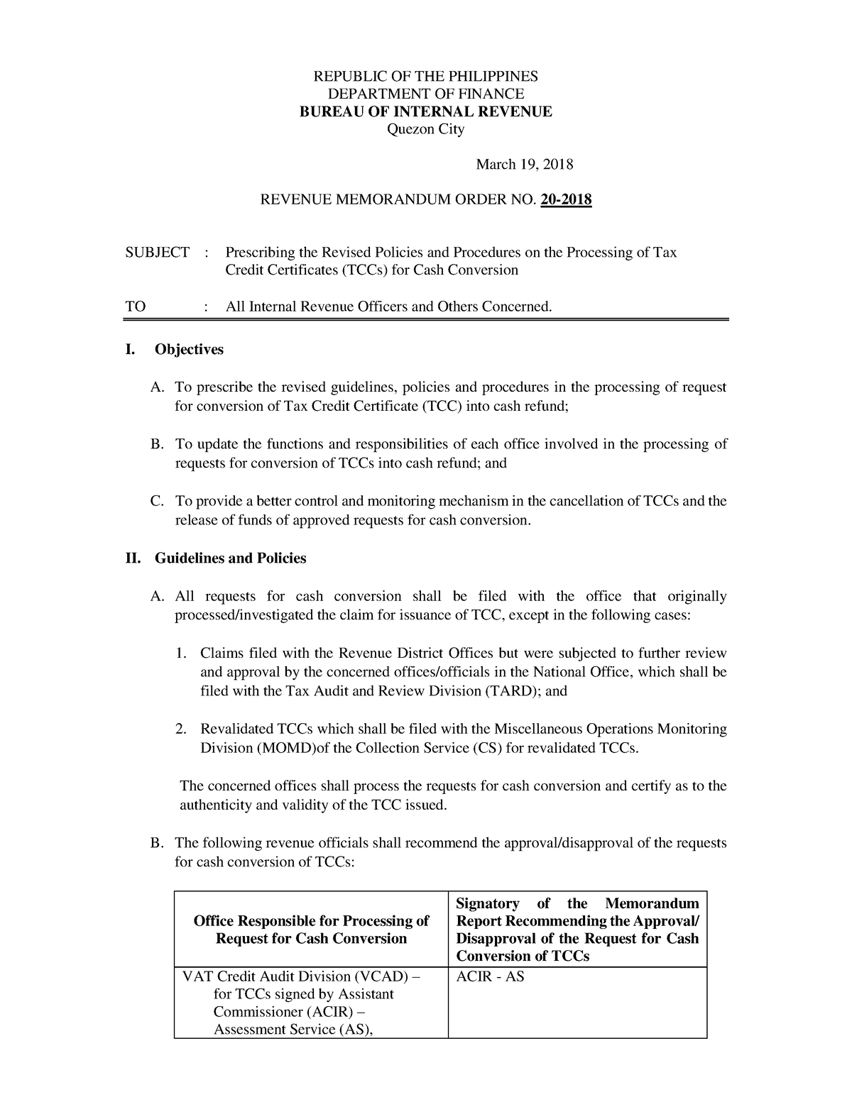 rmo-no-20-2018-tax-republic-of-the-philippines-department-of