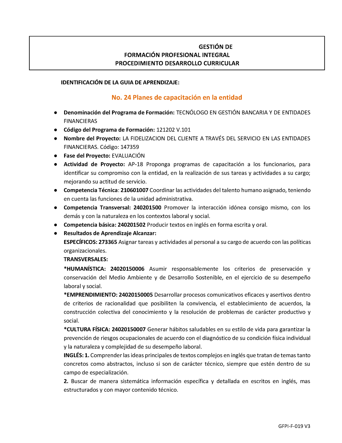 Guia 24 - IDENTIFICACI”N DE LA GUIA DE APRENDIZAJE: No. 24 Planes De ...