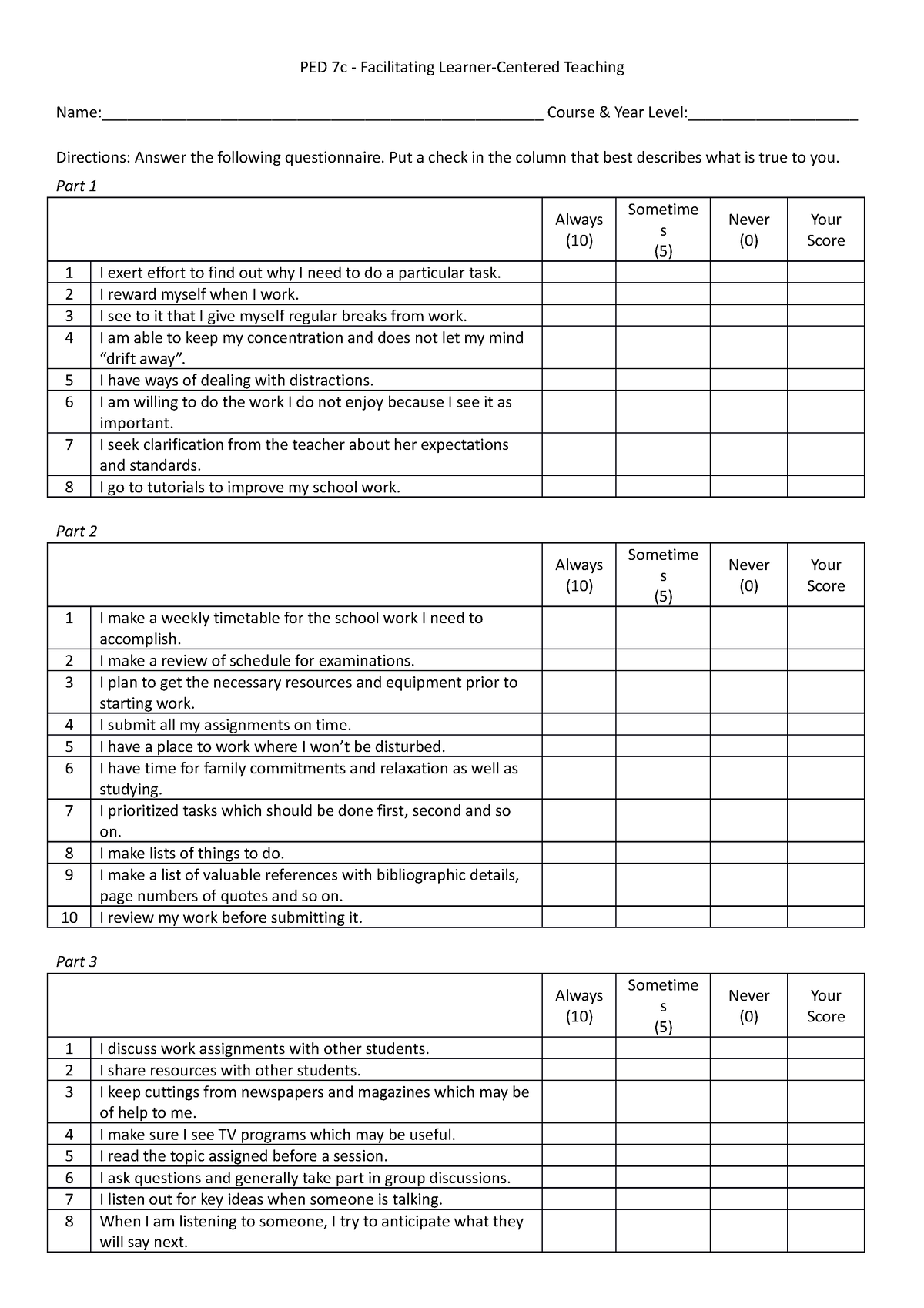 M1-Metacognition - PED 7c - Facilitating Learner-Centered Teaching ...