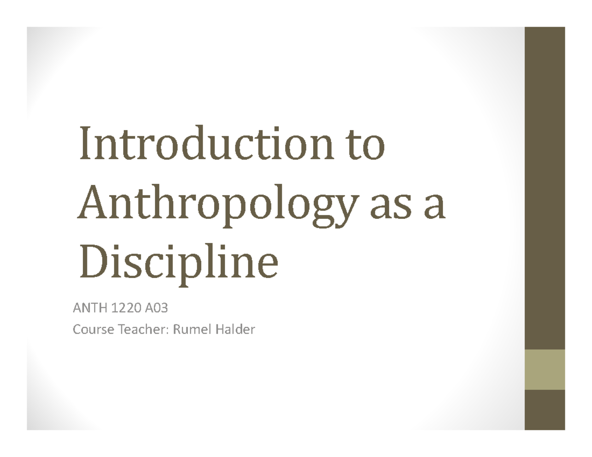 Introduction To Anthropology Subfields Introduction To Anthropology Introduction To Anthropology Subfields Introduction To Anthropology