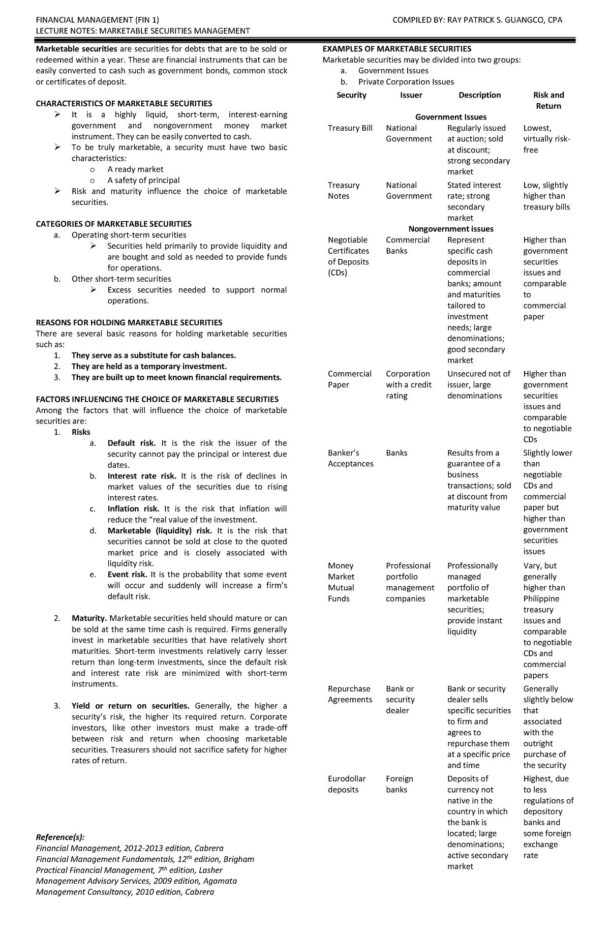 FM%20 Module%205%20PART%202%20CONT - FINANCIAL MANAGEMENT (FIN 1 ...