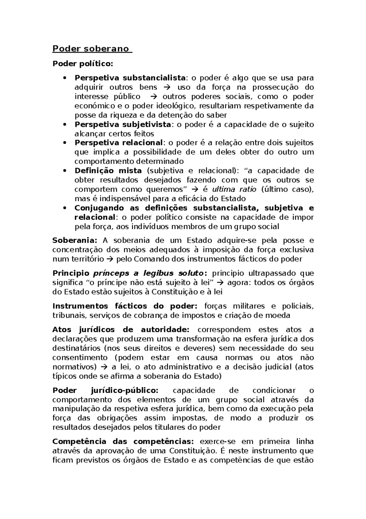 Conceitos poder soberano - Introdução ao Direito Público - UCP - Studocu