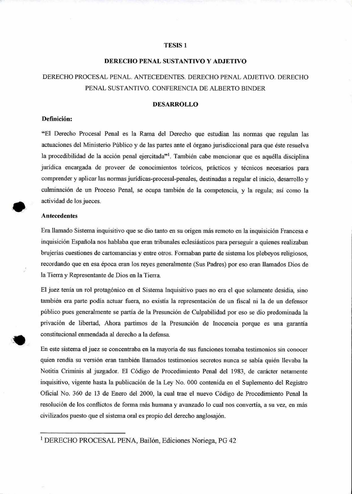 Resumen Derecho Penal - Derecho Penal - Studocu