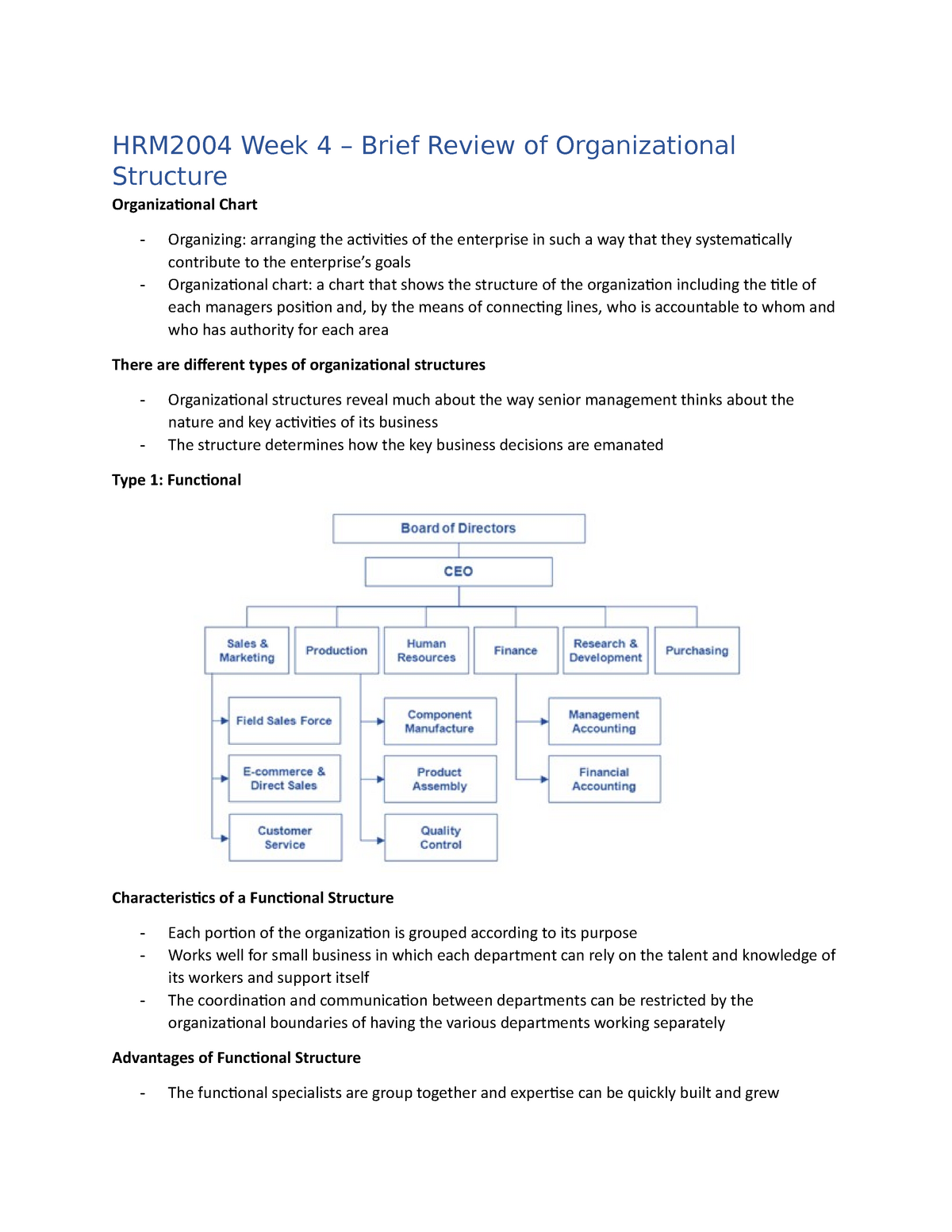 hrm2004-week-4-notes-hrm2004-week-4-brief-review-of-organizational-structure-organizaional