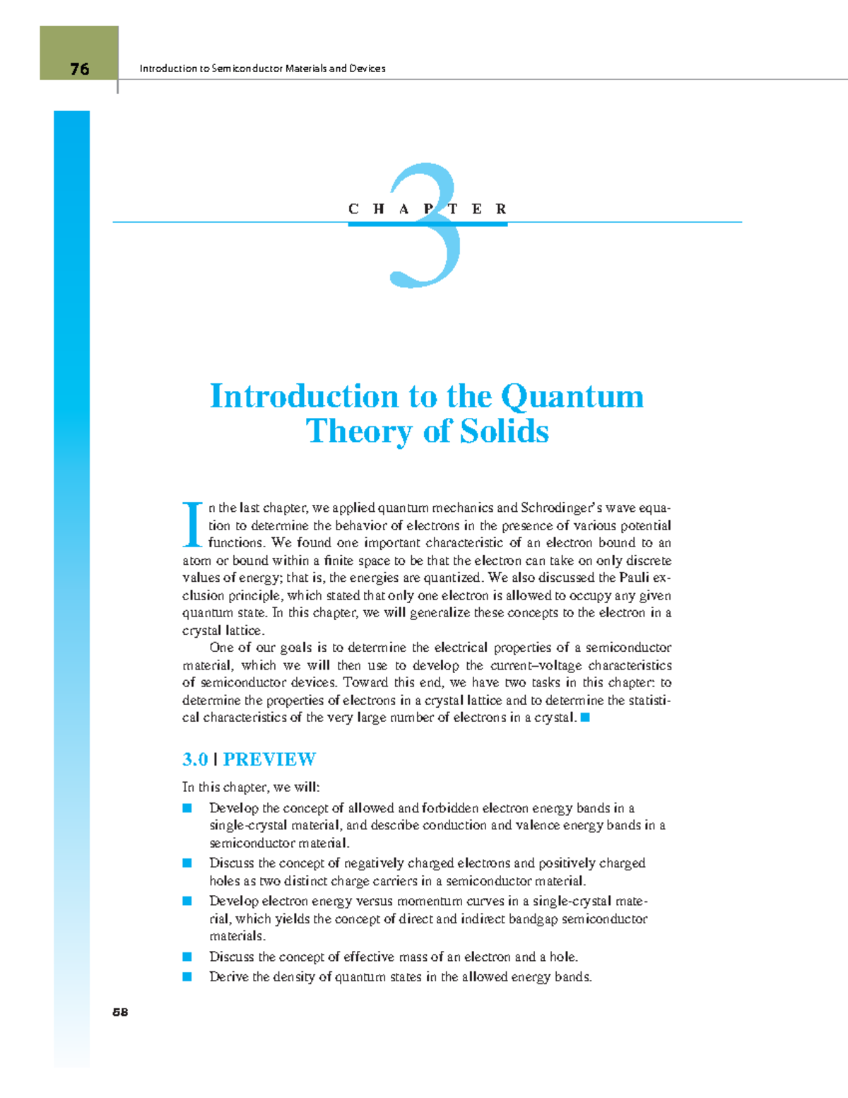 ELEC321-Chapter 3 - chapter-3 - 58 3 Introduction to the Quantum Theory ...