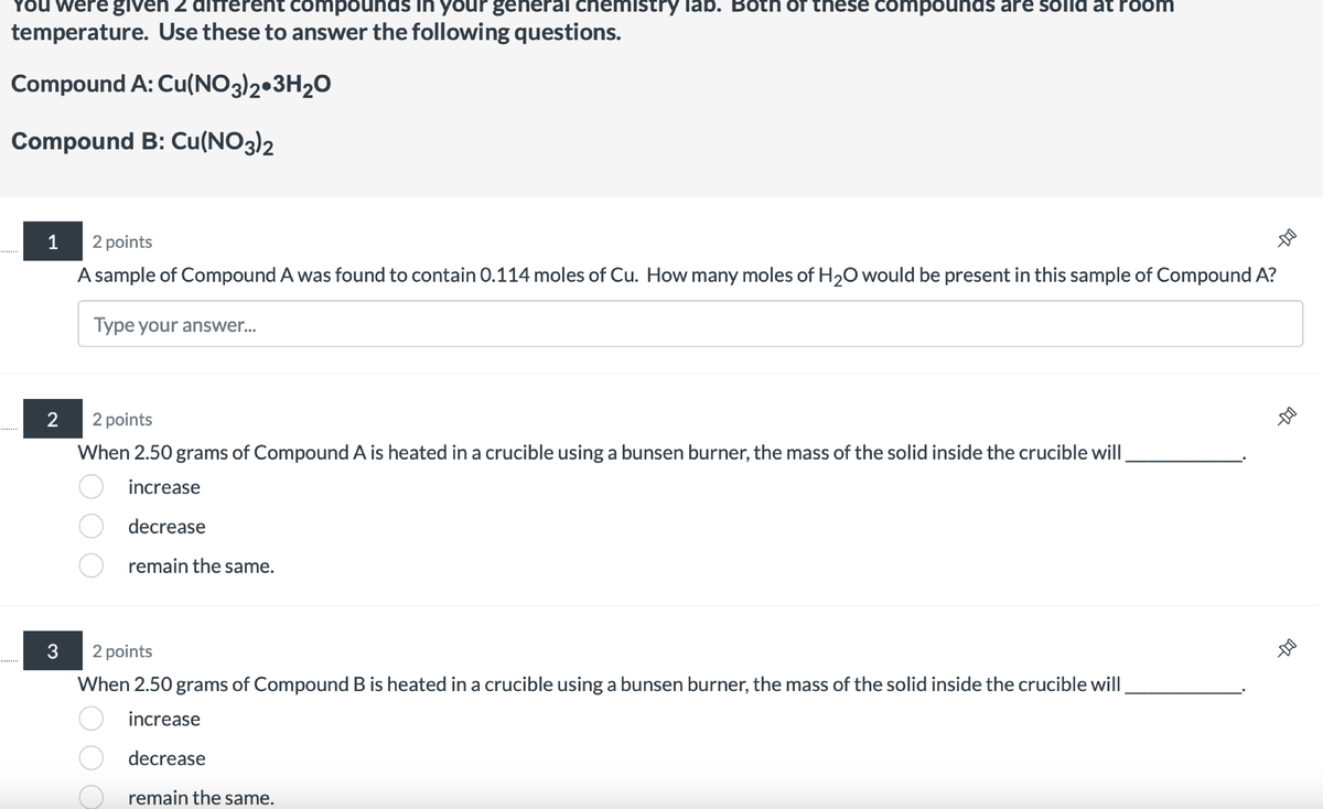 pre laboratory assignment chemistry answers