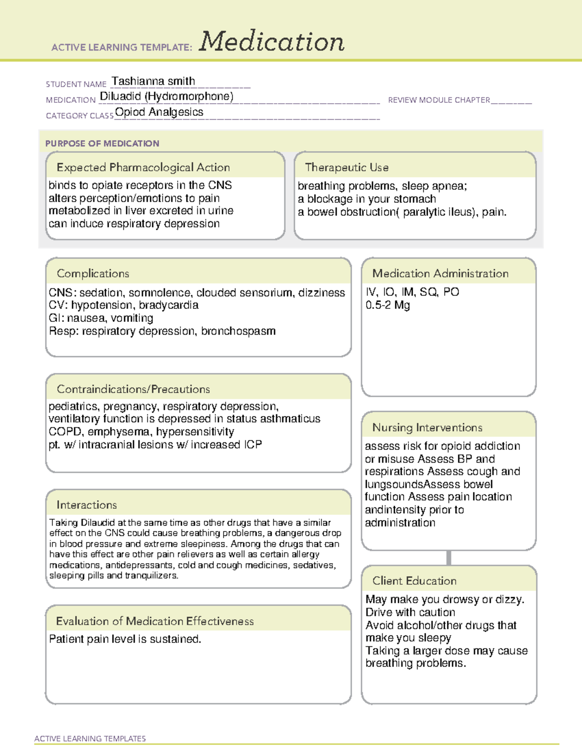 Medication diluadud - template - ACTIVE LEARNING TEMPLATES Medication ...