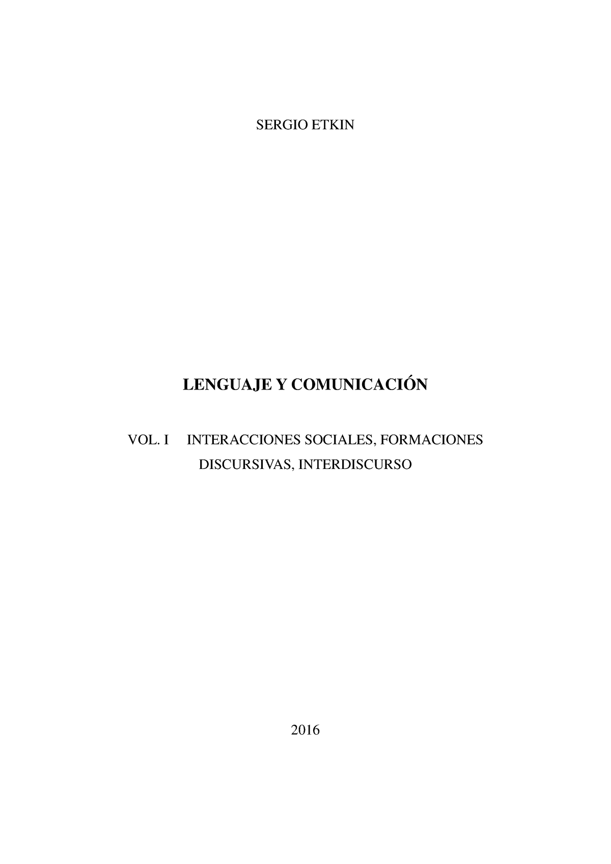 Lenguaje Y Comunicación Vol. 1 Introducción Y Cap. 1 (1)subrayado ...