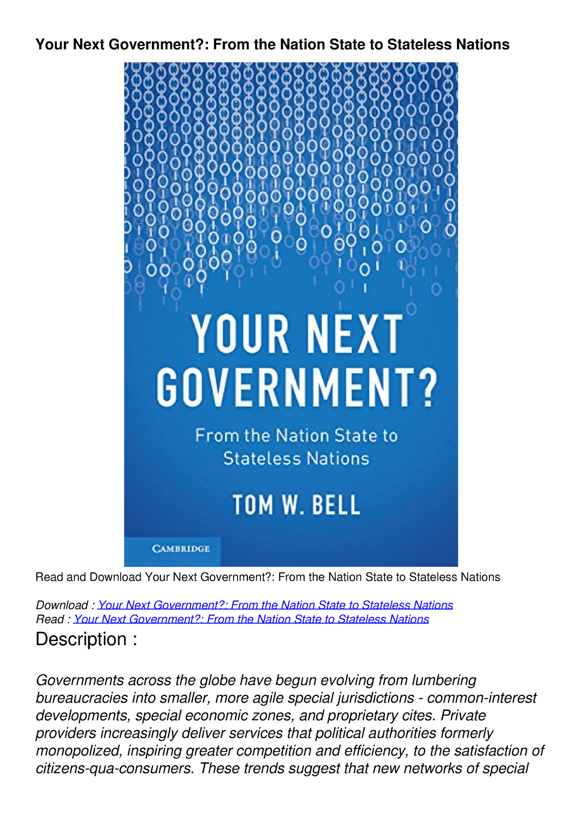 read-ebook-pdf-your-next-government-from-the-nation-state-to