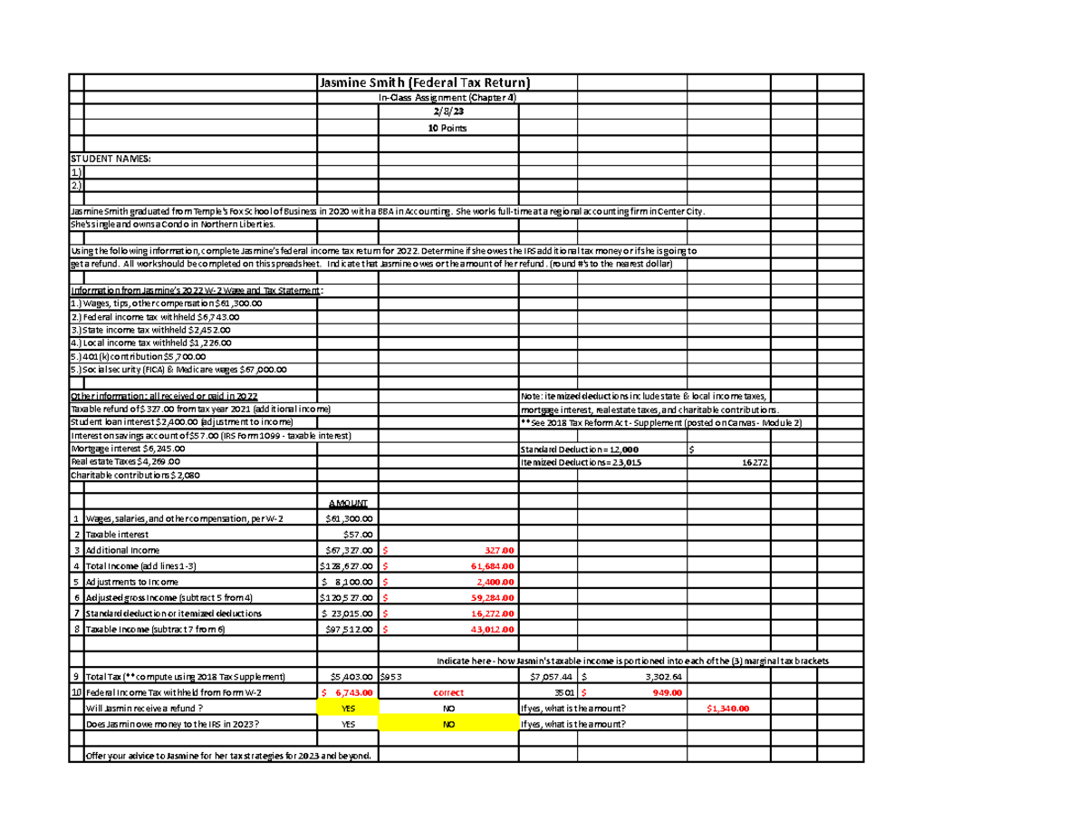 tax assignment