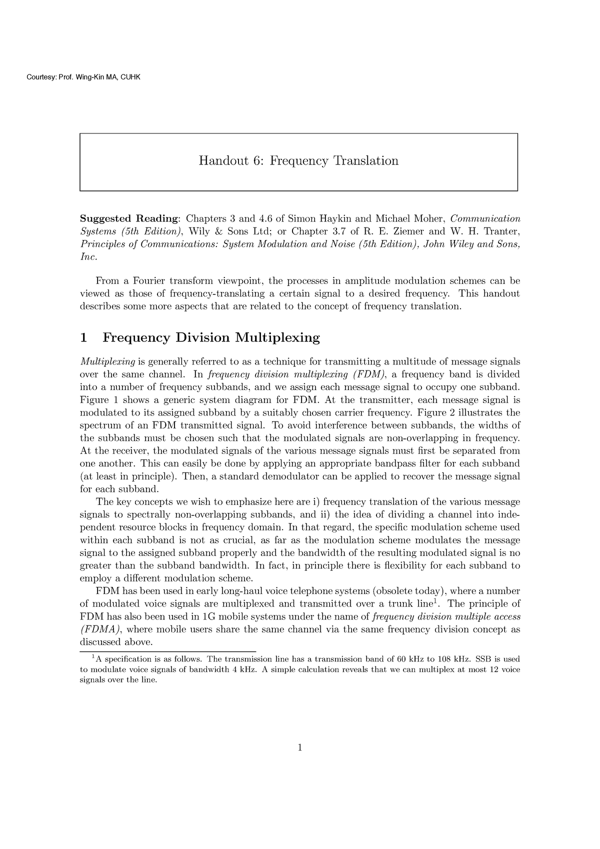 Handout 6 - Lecture Notes Of Statics - ENGG 2310-B: Principles Of ...