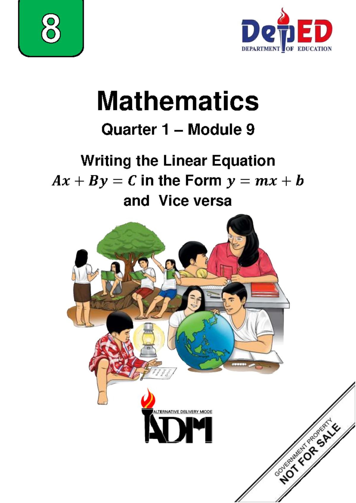 Math8 Q1 Mod9 Writing Linear Equation 08092020 - Mathematics Quarter 1 ...