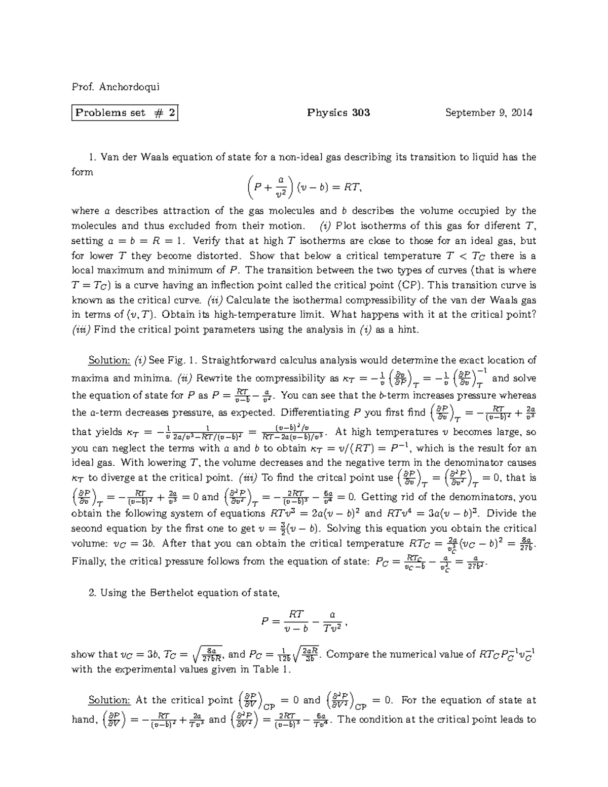 Problemas 303-2-solucionario De Fisicoquímica - Prof. Anchordoqui ...