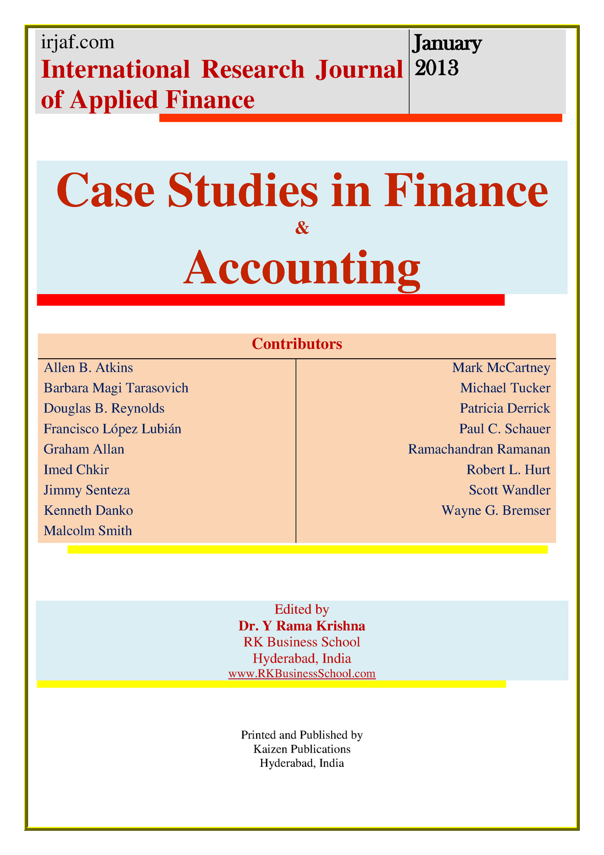 introduction to accounting case study