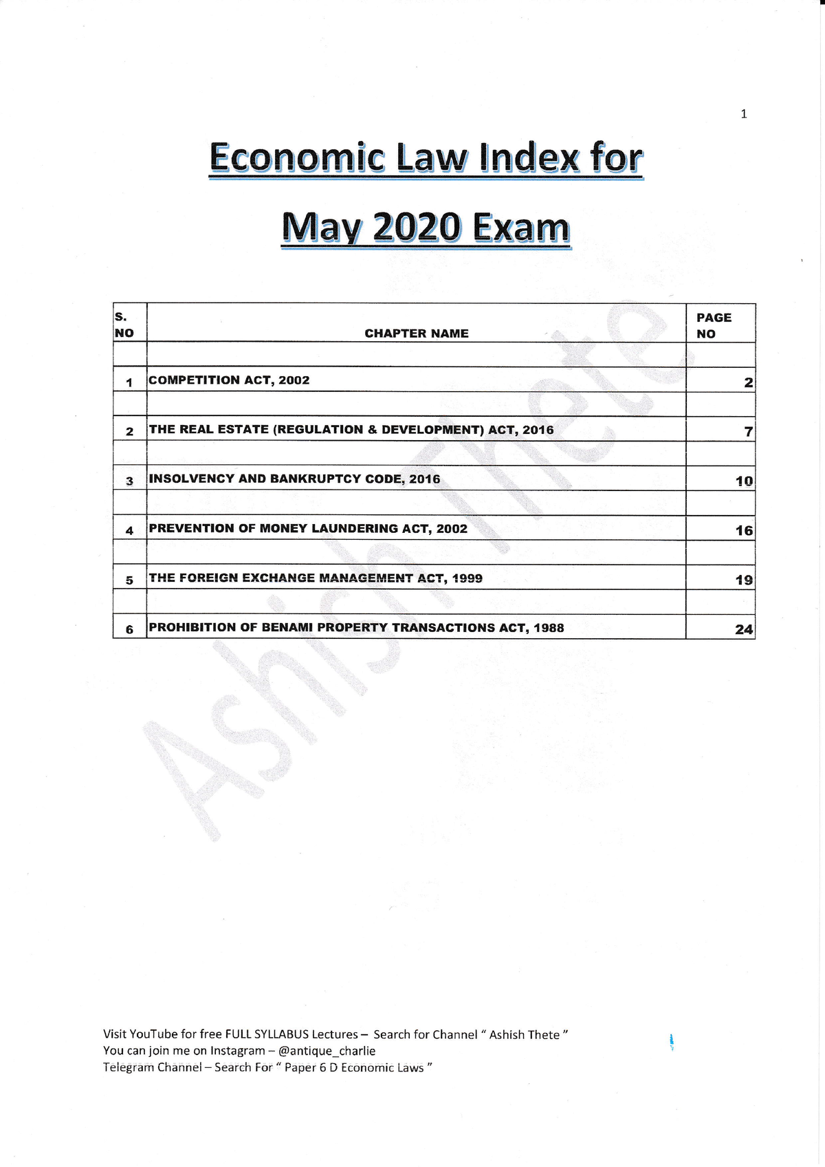 index for case study digest economic law