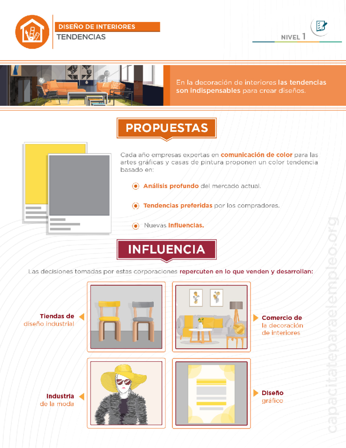 Tendencias - DISEÑO DE INTERIORES NB TENDENCIAS NIVEL 1 En la ...