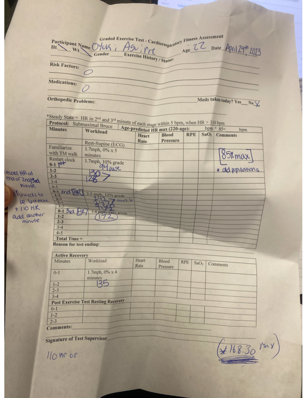Lab exercise tes - Ht. Participant 1 Wt. Name OYuk Gender Graded i ...