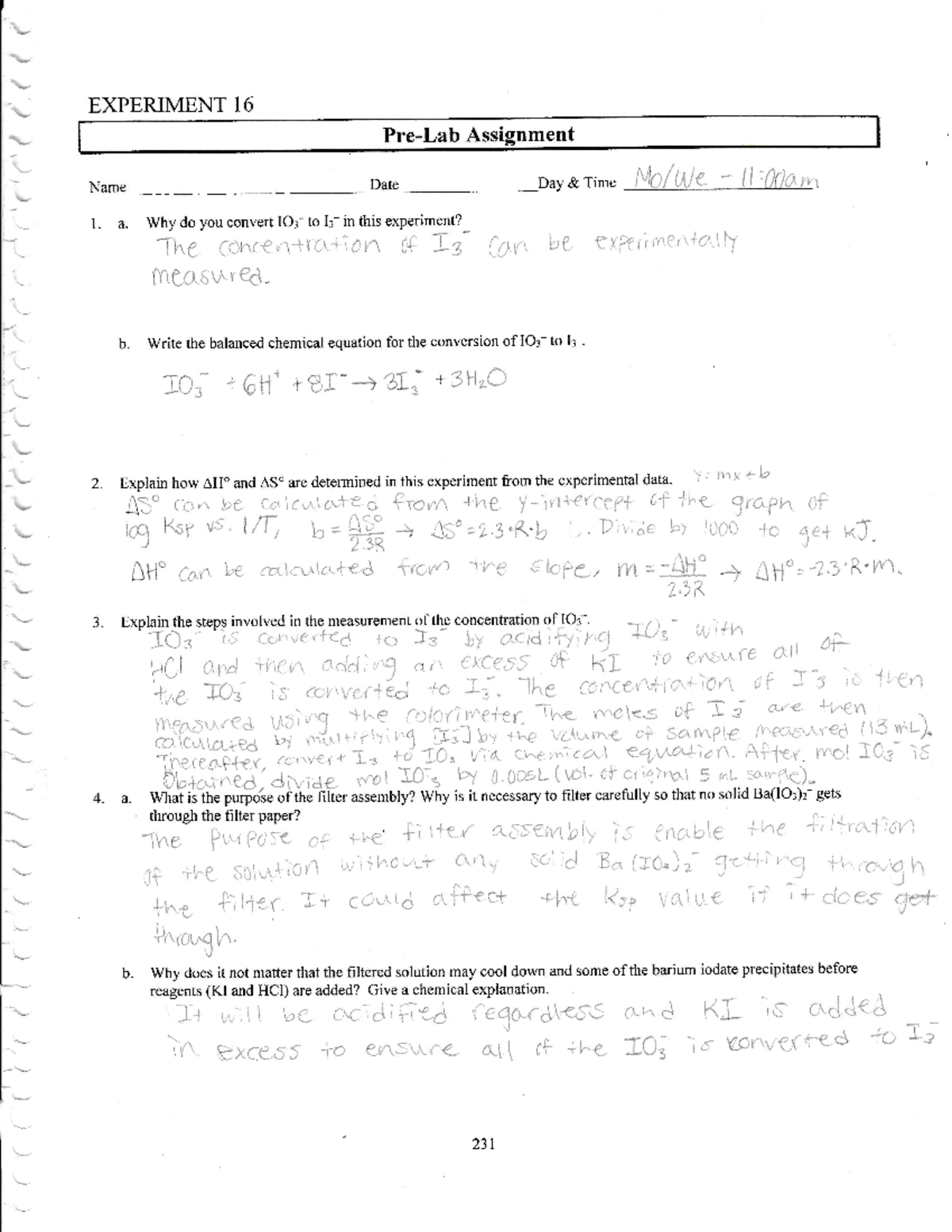 pre lab assignment 16b questions 1 9