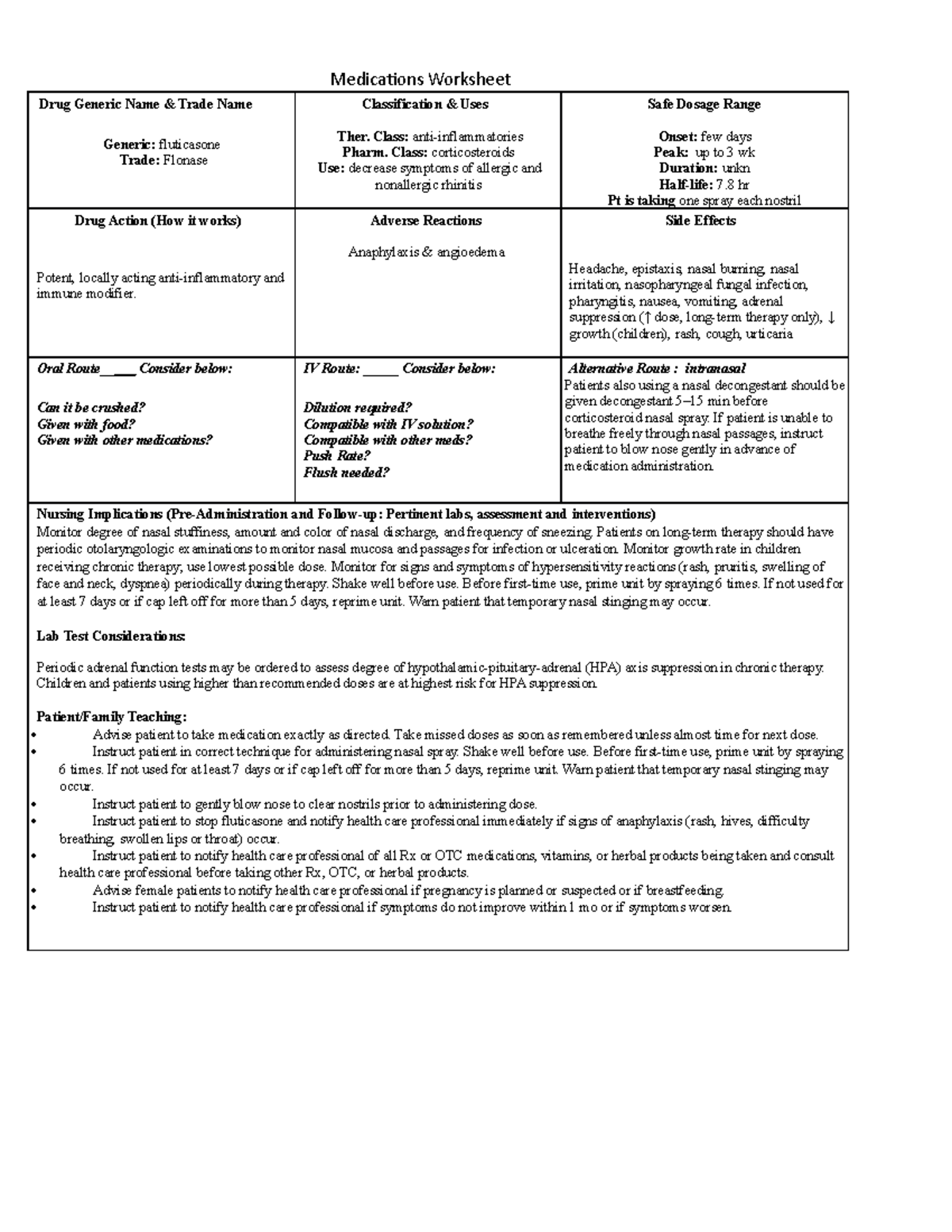 fluticasone-flonase-medications-worksheet-drug-generic-name-trade