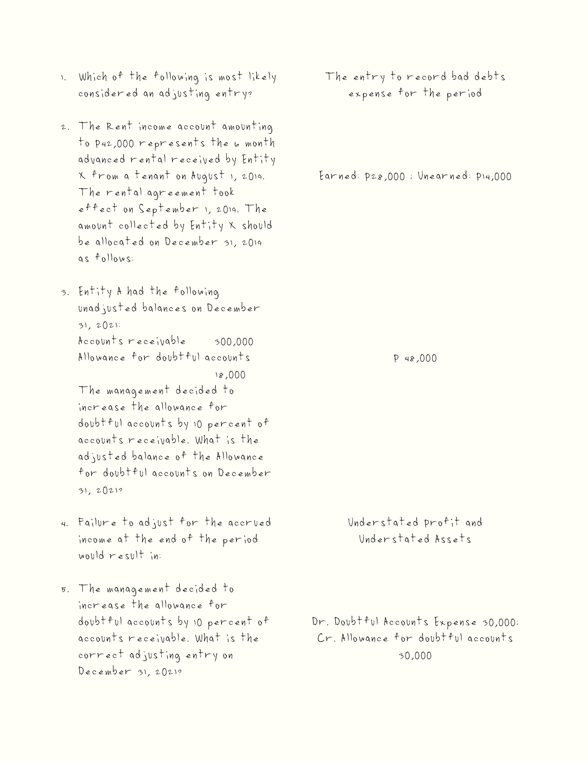 Quiz 10 - Fundamentals Of Accounting Assignment - Which Of The ...