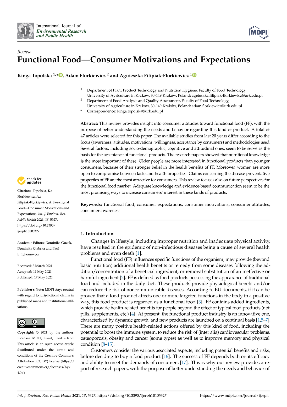 Ijerph-18-05327 - Abc - International Journal Of Environmental Research ...