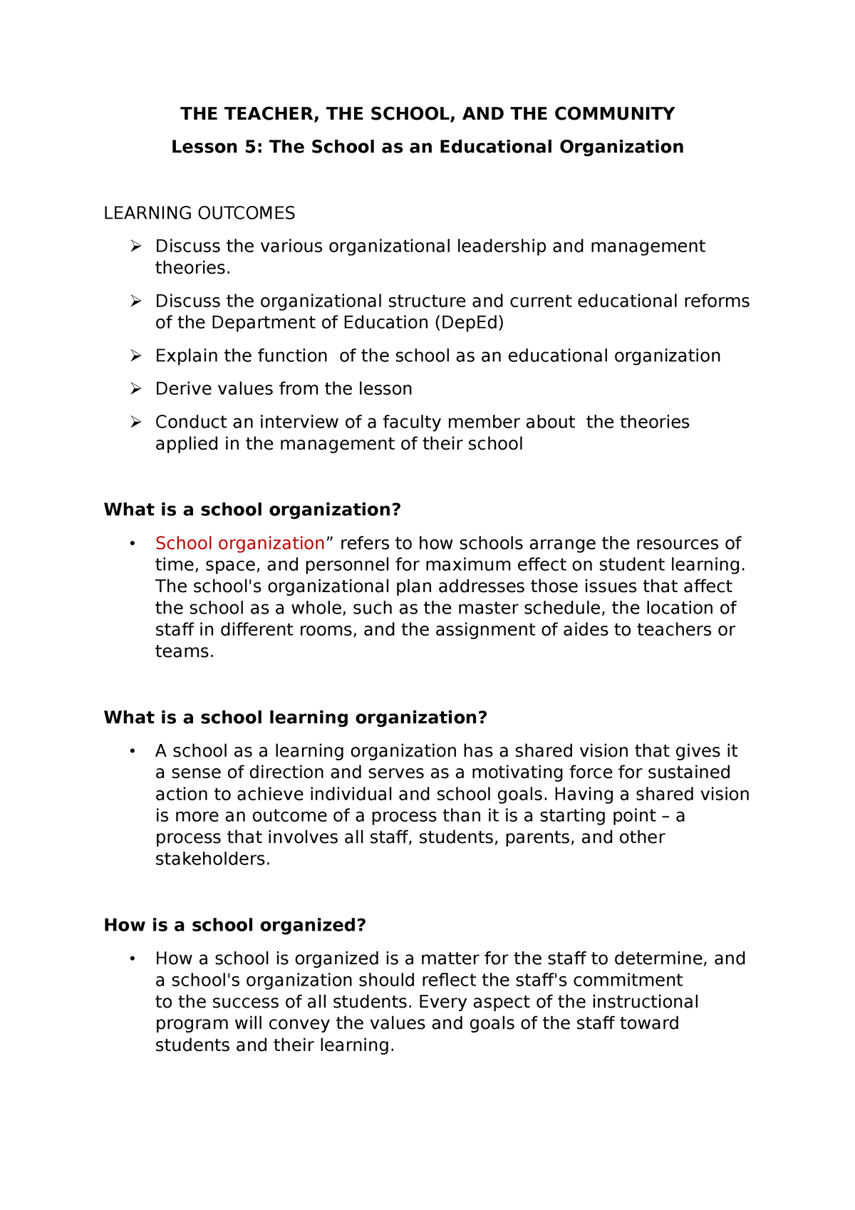 lesson-5-the-school-as-an-educational-organization-the-teacher-the