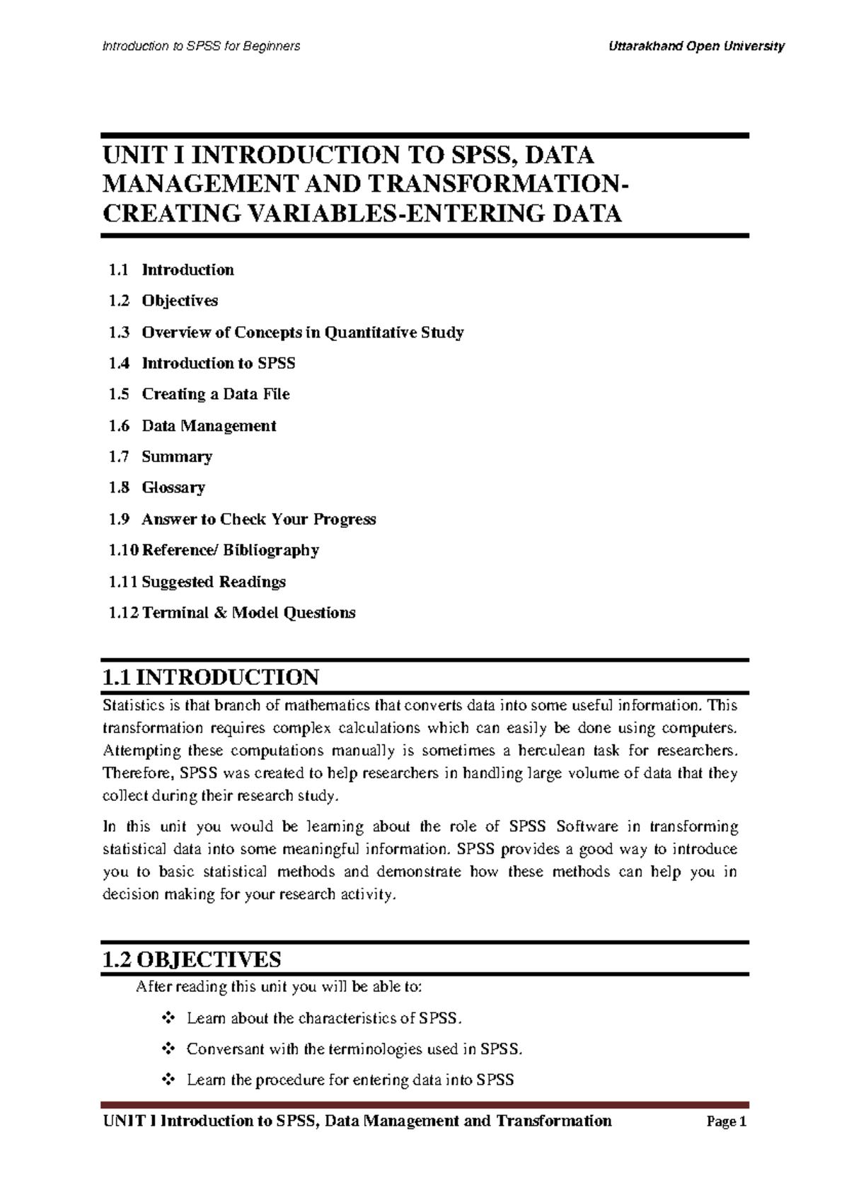 unit-i-spss-introduction-to-spss-unit-i-introduction-to-spss-data