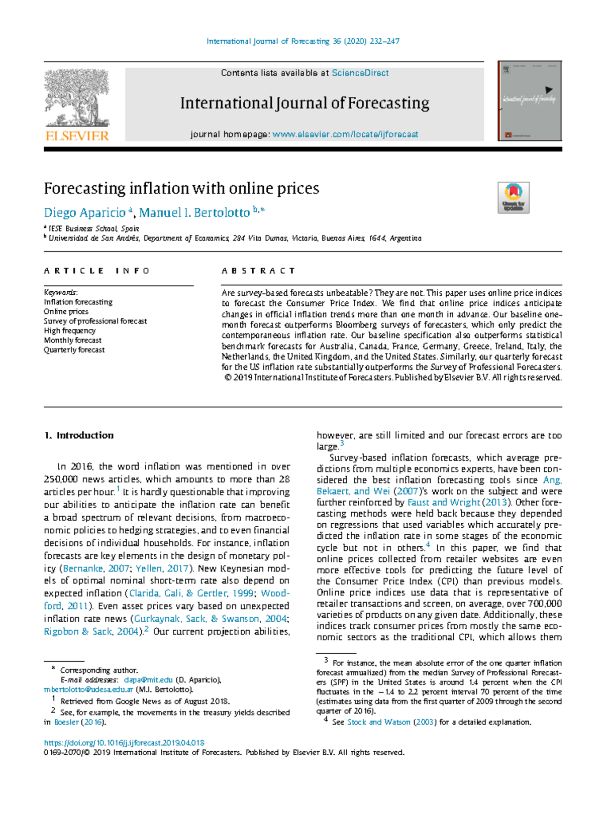 Aparicio Bertolotto 2020 - International Journal of Forecasting 36 ...