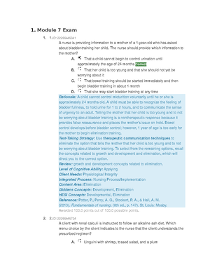 Module 6 Safety And Infection Control Exam - Without Rationale - Module ...