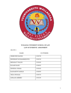 Wollega University - Studocu