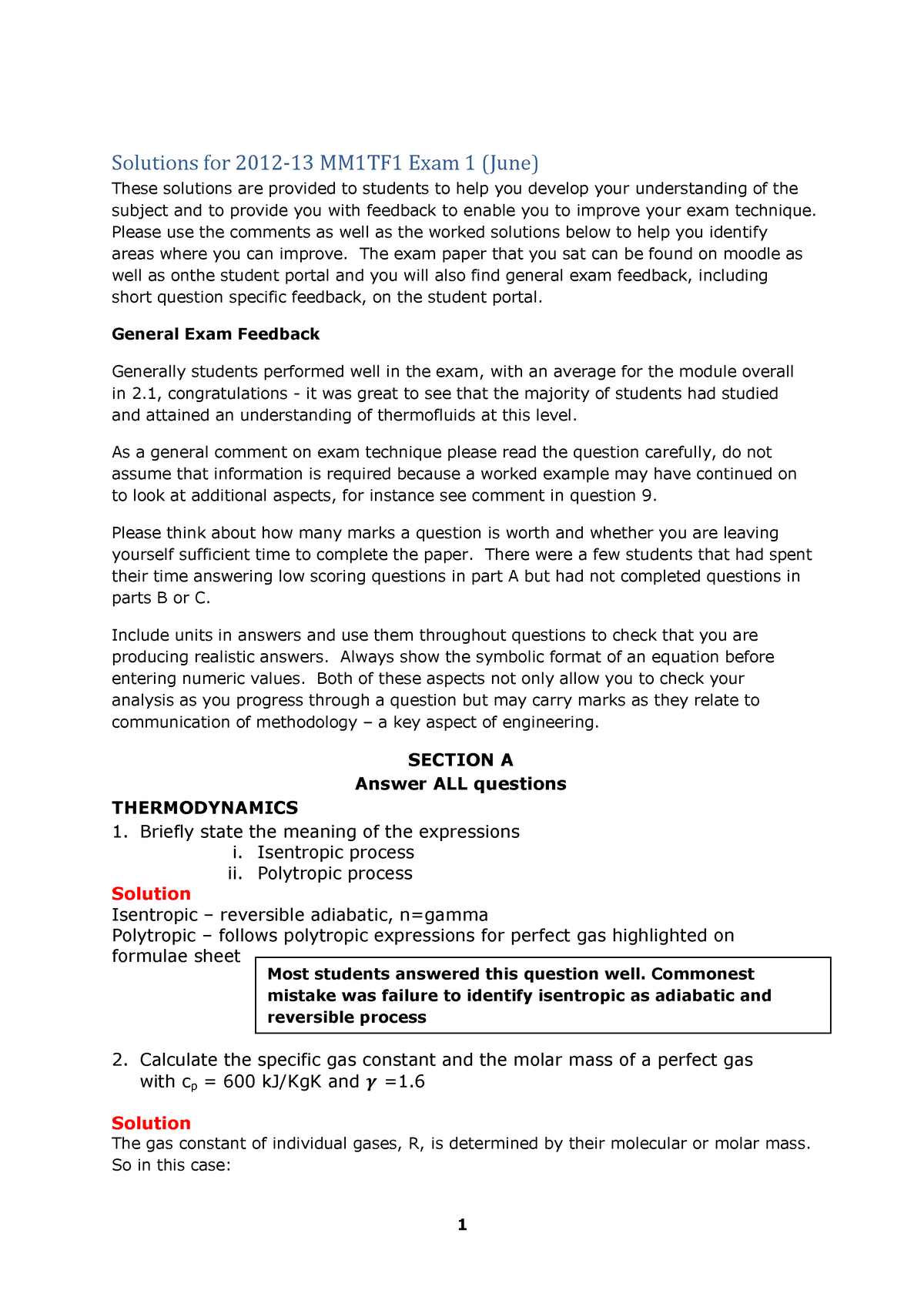 Exam 2012, Questions And Answers - Solutions for 2012-13 Sns-Brigh10