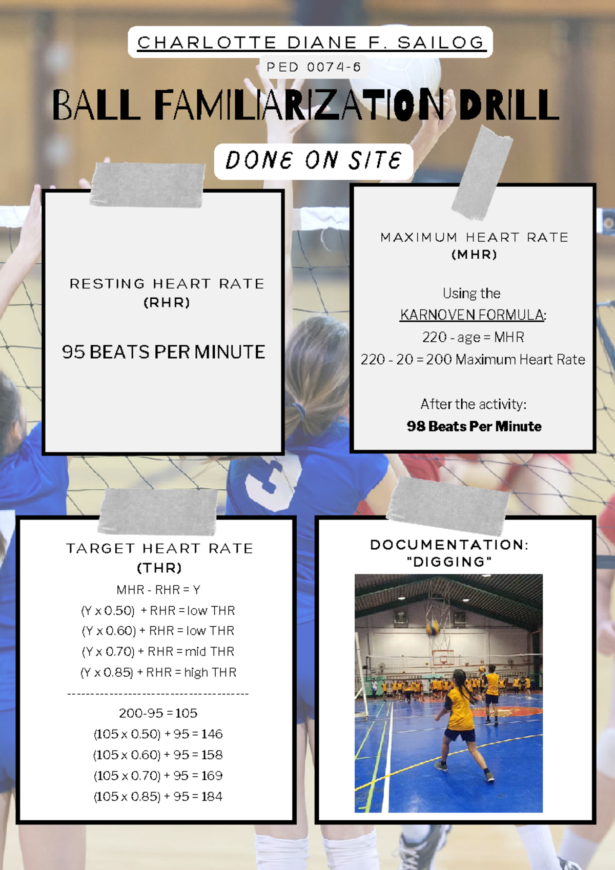 Sailog BALL Familiarization Drill D O N E O N S I T E BALL