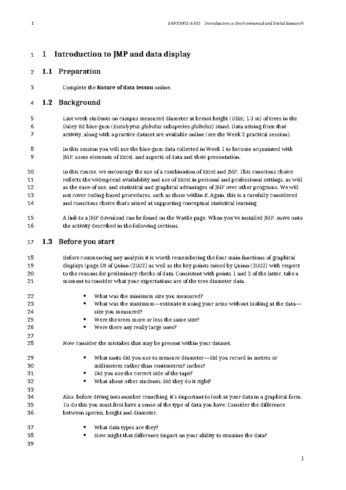 02 Introduction to JMP (fixed) - 1 Introduction to JMP and data display ...