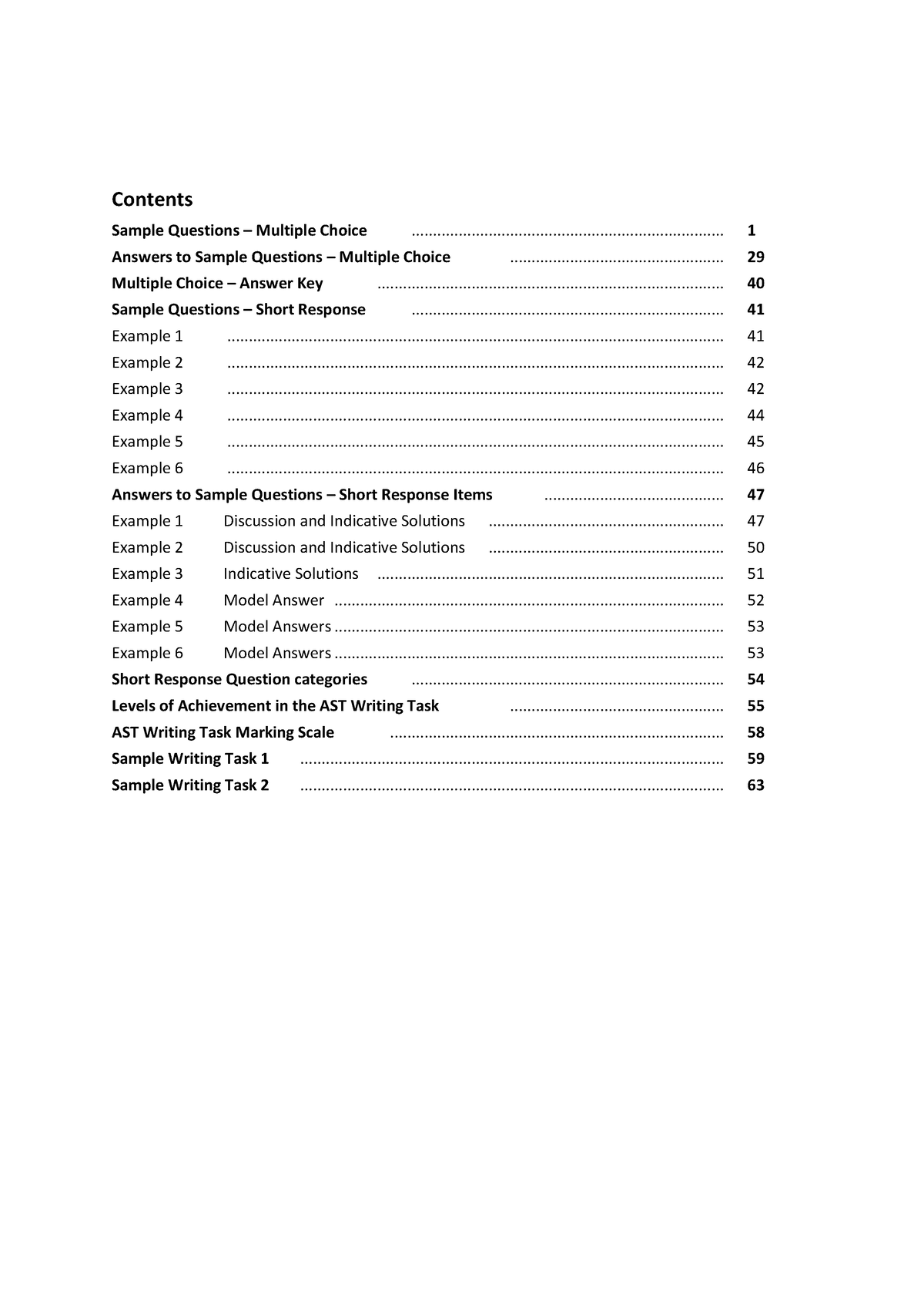 act-scaling-test-sample-questions-2013-contents-sample-questions