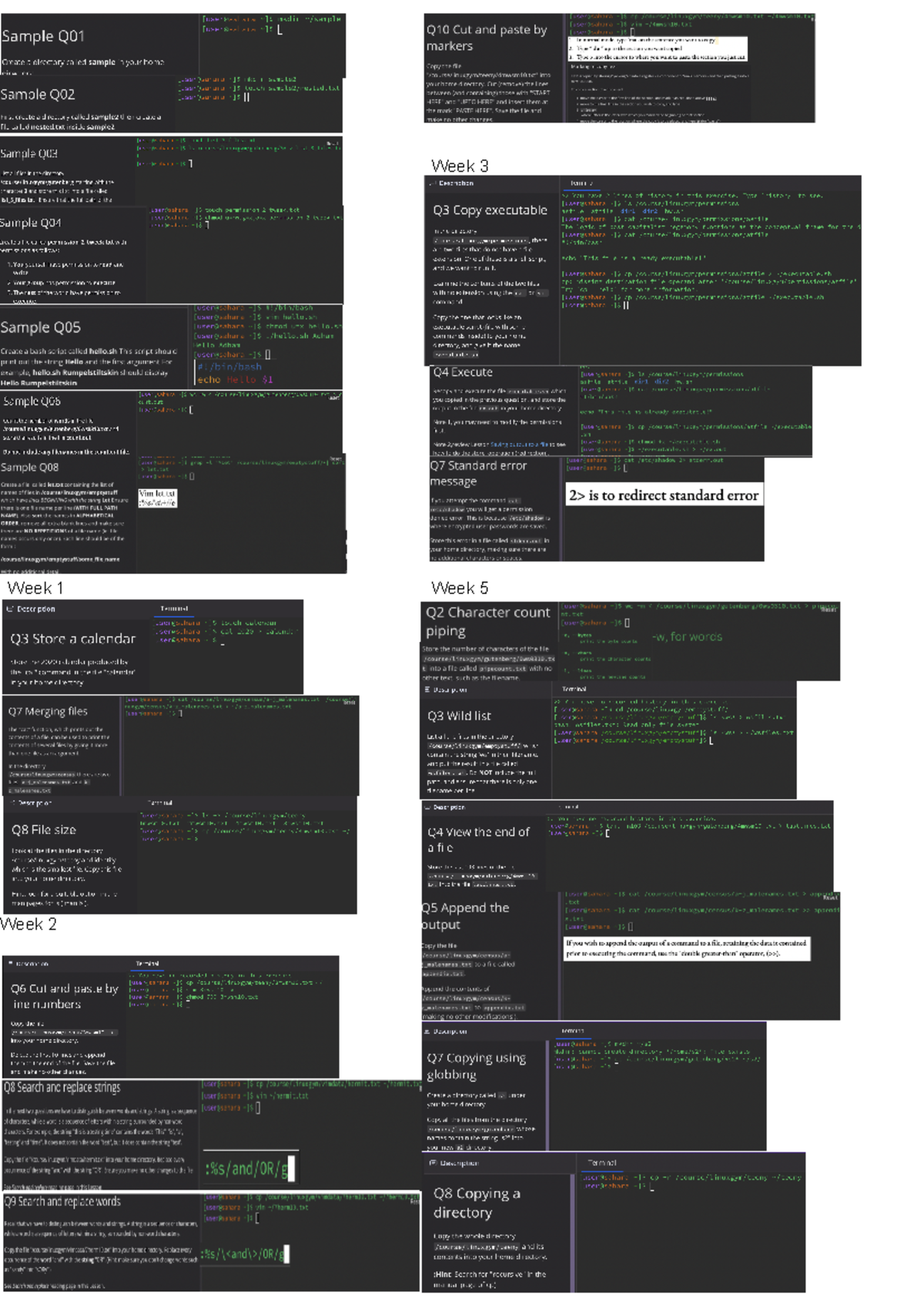 Web Systems Cheat Sheet 2 - 031268 - Week Week 1 Week Week Week Week ...