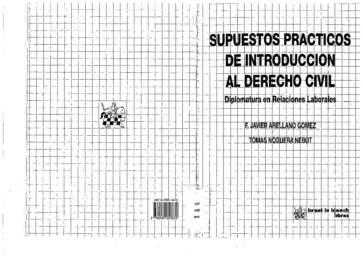 Supuestos practicos de introduccion al derecho civil - libro escaneado