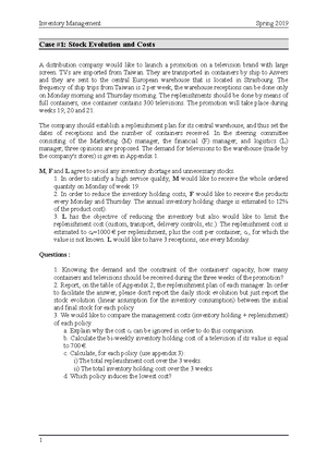 Chopra 3 tif 03 - Chapter 2 QCM - Chapter 3 Supply Chain Drivers and ...
