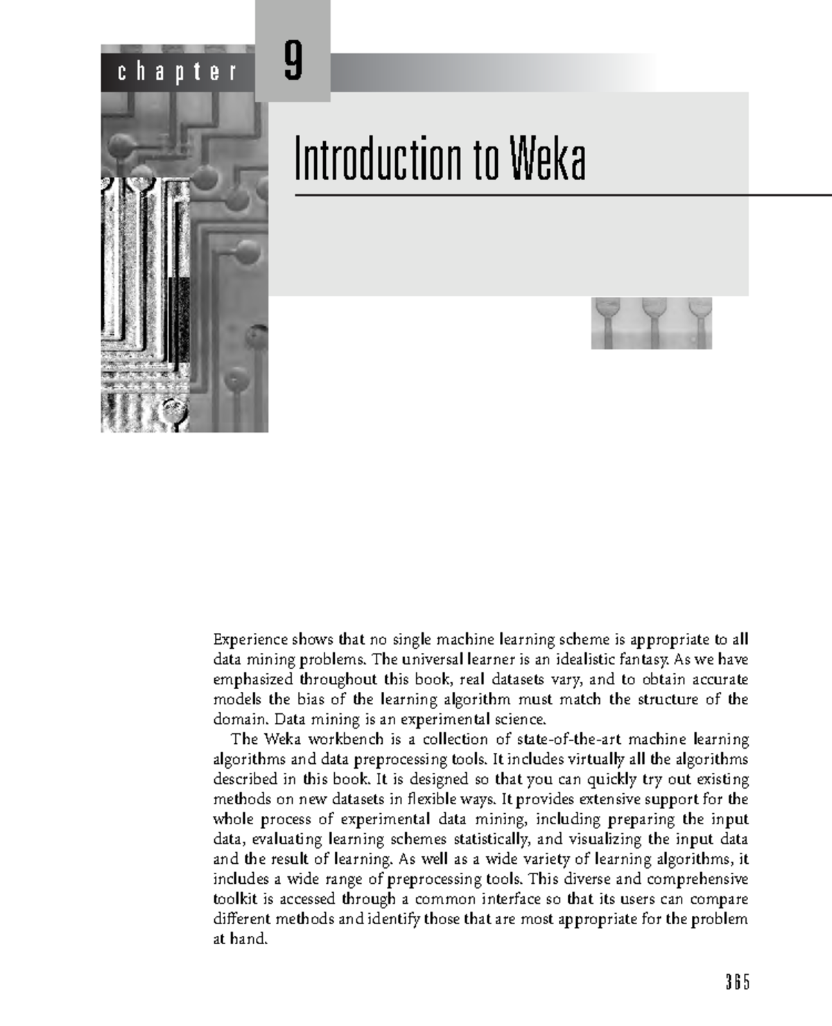 Data Mining Practical Machine Learning Tools And Techniques Chapter 9 ...