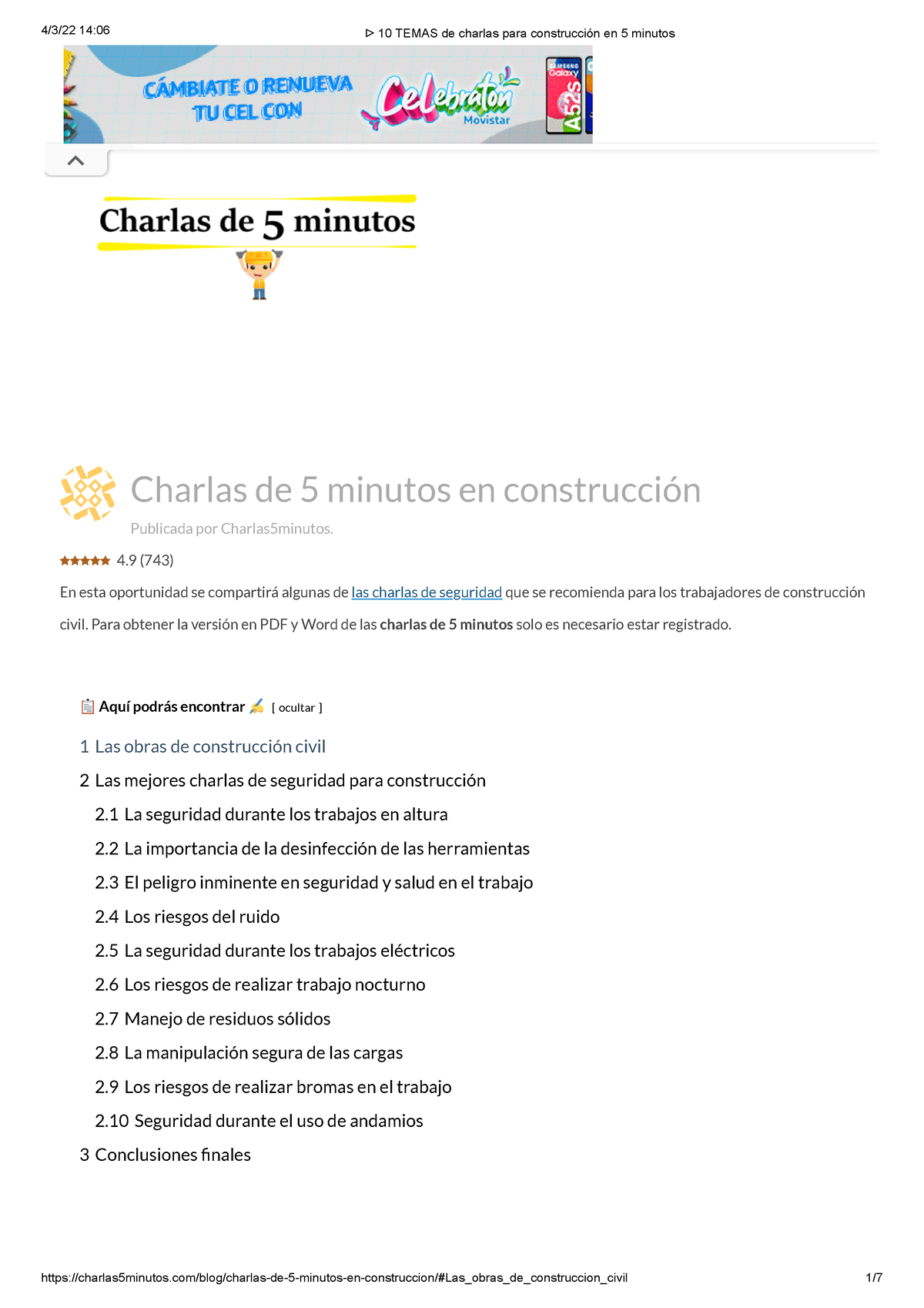 10-temas-de-charlas-para-construccion-en-5-minutos Compress - Charlas ...