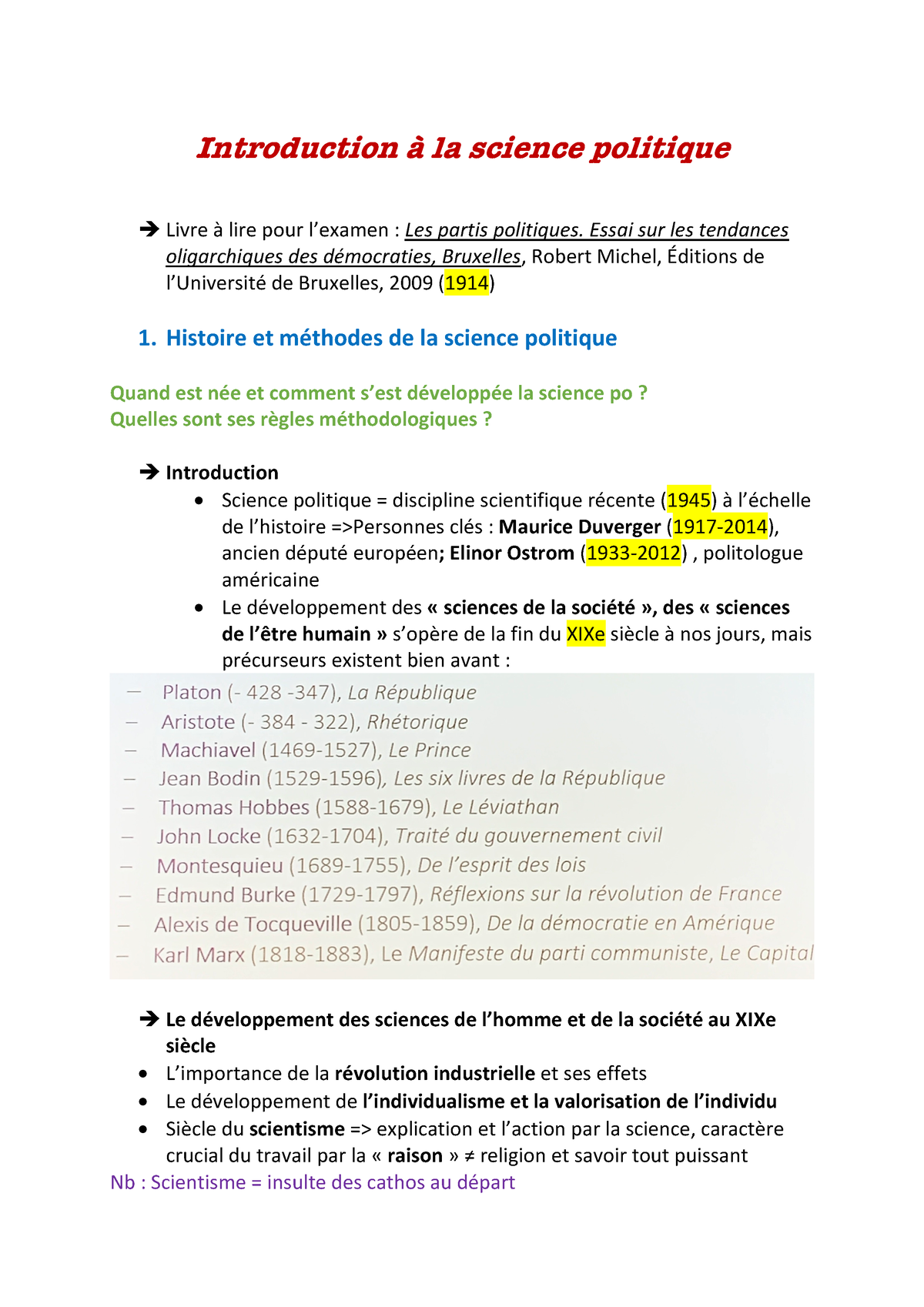 Introduction à La Science Politique - Introduction à La Science ...