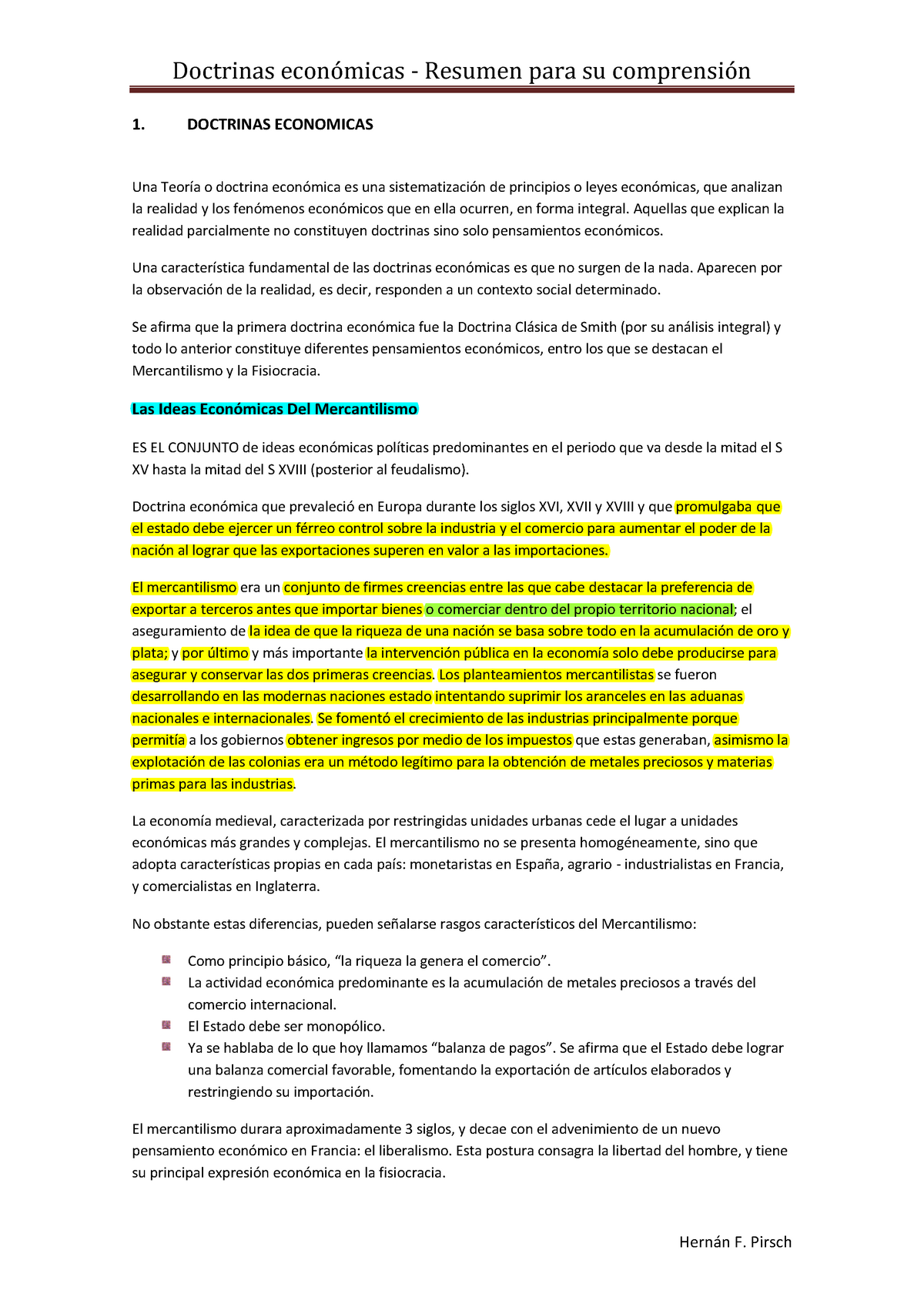 Doctrinas Economicas resumen - Warning: Popup annotation has a missing ...