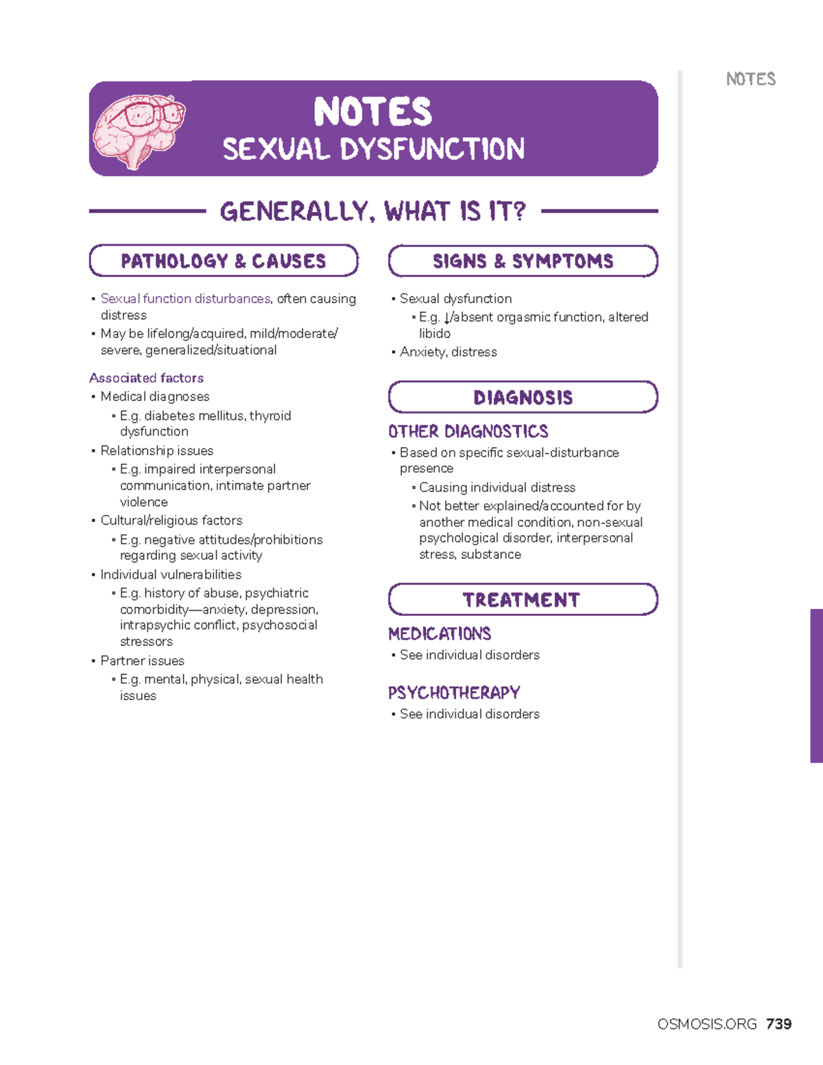 Female sexual dysfunctions - NOTES NOTES SEXUAL DYSFUNCTION Sexual ...
