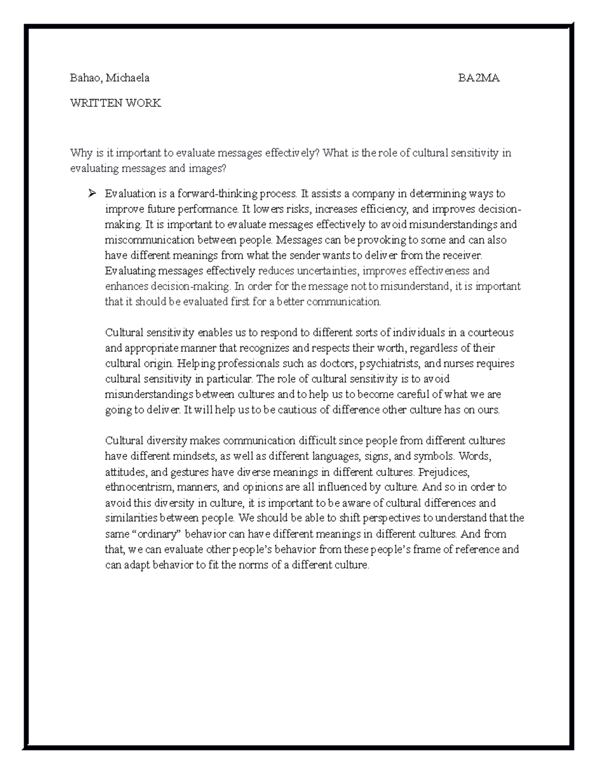 Pc 11 Why Is It Important To Evaluate Messages Effectively Bahao 