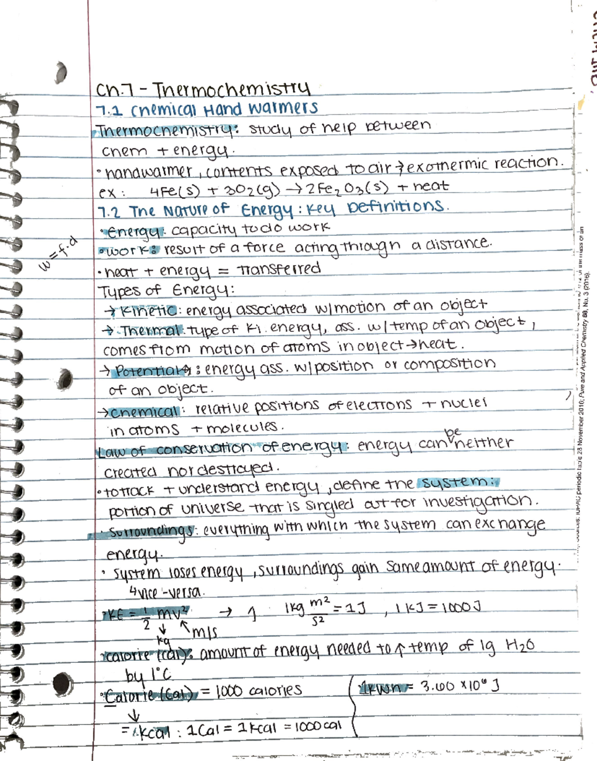 Thermochemistry - CHEM 111A - Studocu